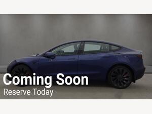 Tesla Model 3 (Dual Motor) Performance AUTO 4WDE 4dr (Performance Upgrade)