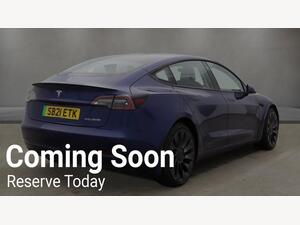 Tesla Model 3 (Dual Motor) Performance AUTO 4WDE 4dr (Performance Upgrade)