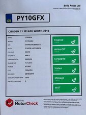 Citroen C1 1.0 C1 Splash 5dr