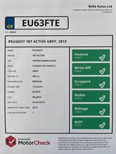 Peugeot 107 1.0 107 Active 5dr