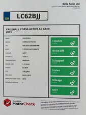 Vauxhall Corsa 1.2 Corsa Active AC 5dr