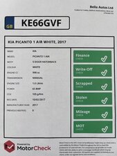 Kia Picanto 1.0 Picanto 1 Air 5dr