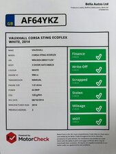 Vauxhall Corsa 1.0 Corsa Sting Ecoflex 3dr