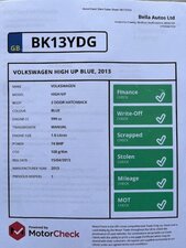 Volkswagen Up! 1.0 High Up 3dr